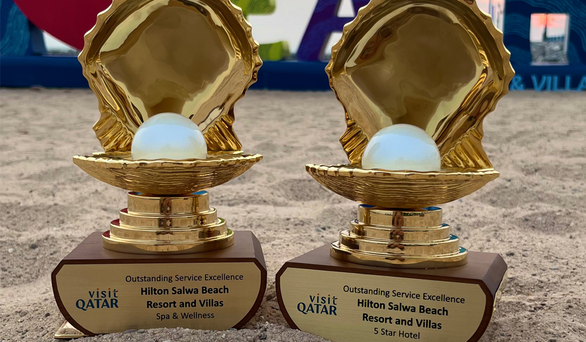 Hilton Salwa Beach Resort & Villas Wins Two Outstanding Service Excellence Awards